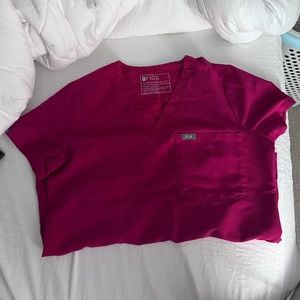 Figs Catarina One Pocket Scrub Top Small